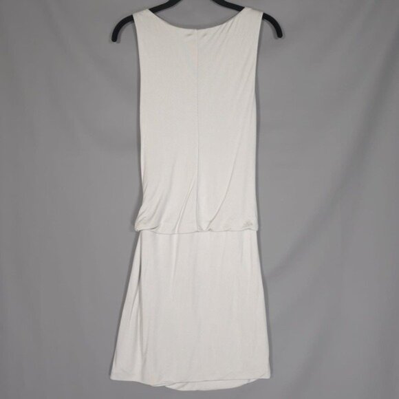 NWT THEORY Women’s SILK Blend ADITIAN Dress HOROSCOPE ICY Draped Tank SMALL - Picture 2 of 9